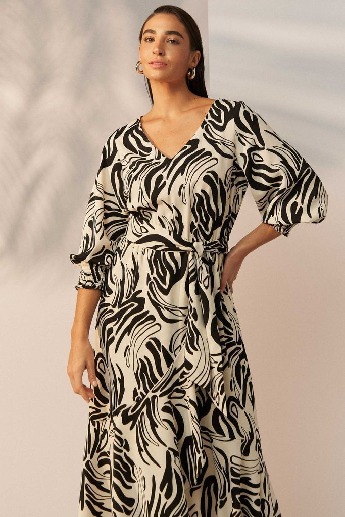 Vestido transpassado simple life 2025